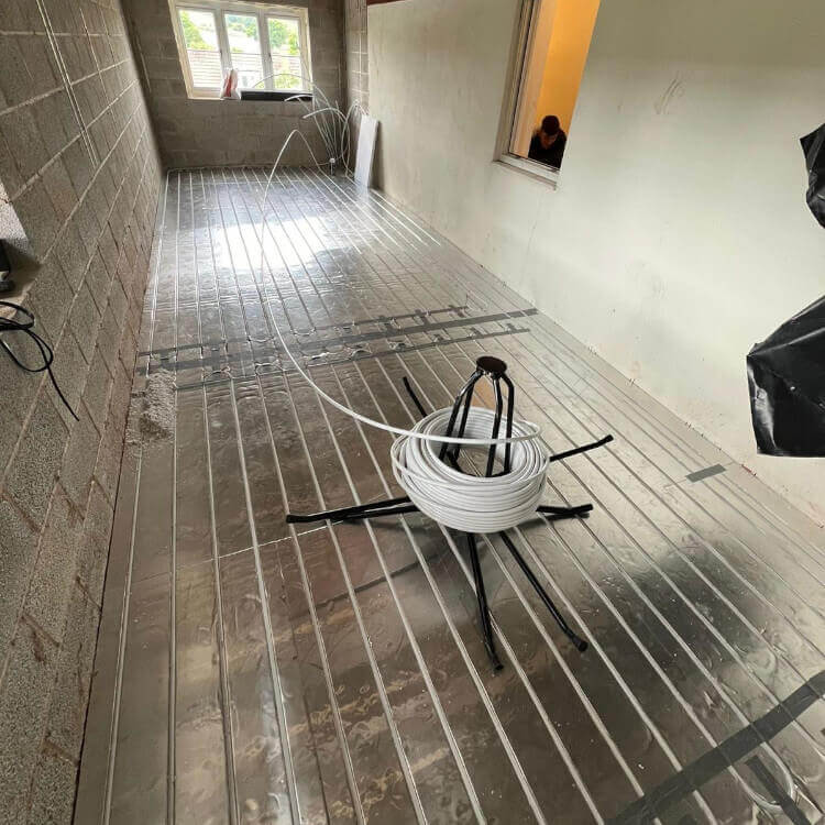 Underfloor Heating Overlay in Ravenshead