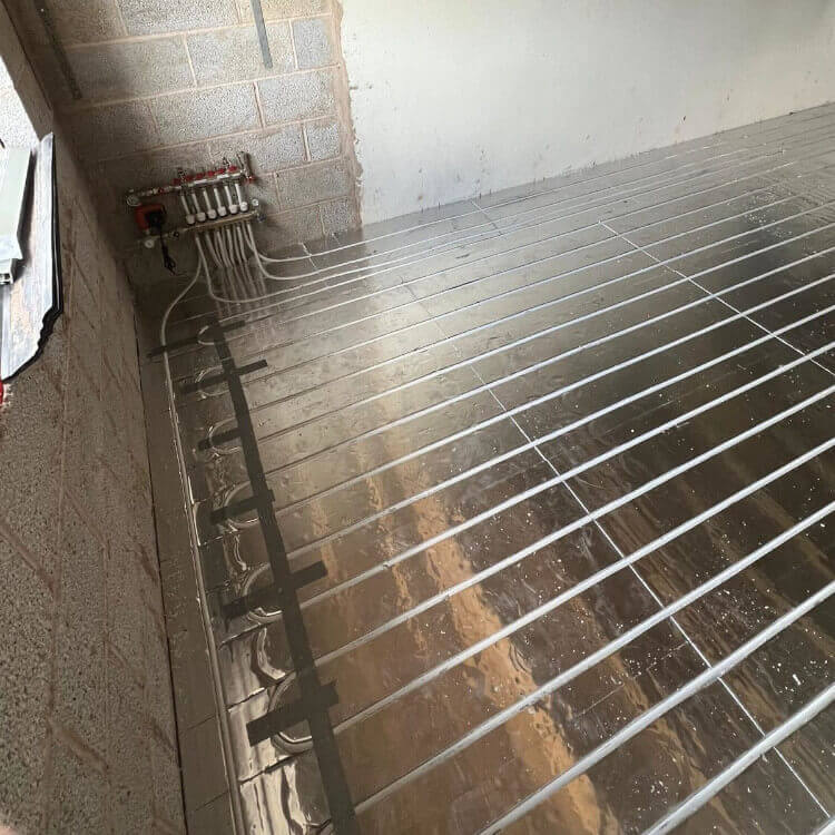 Underfloor Heating Overlay in Ravenshead