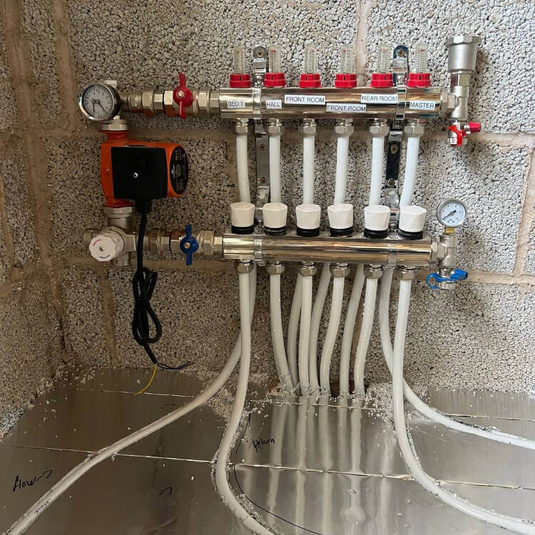 Underfloor Heating Overlay in Ravenshead